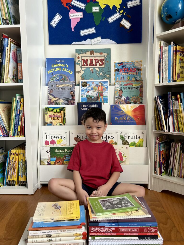 Our First Official Week of Kindergarten Homeschooling